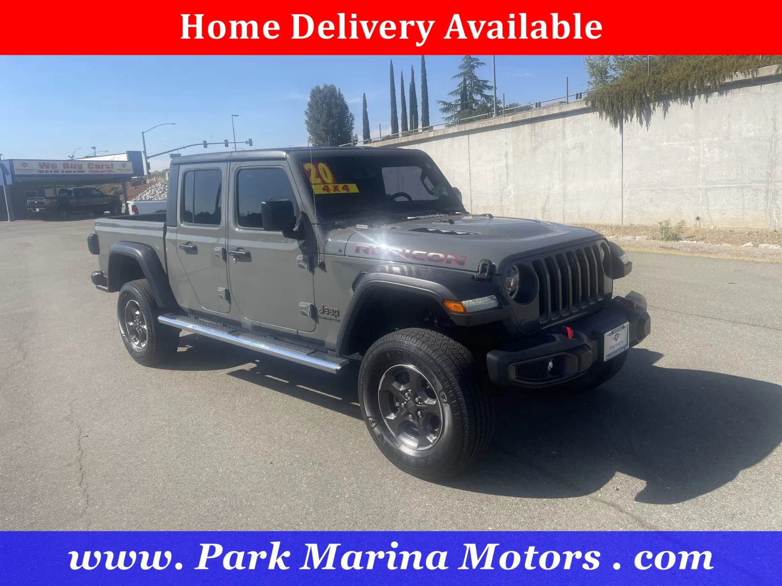 Gray 2020 Jeep Gladiator Rubicon for sale in Redding, CA