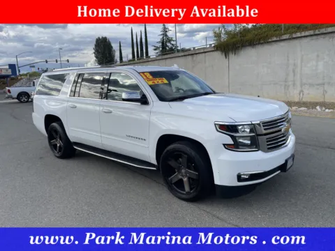 White 2018 Chevrolet Suburban Premier for sale in Redding, CA