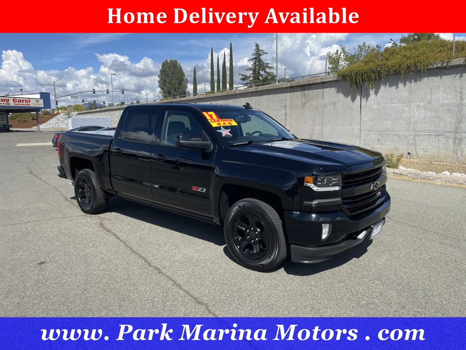 Black 2017 Chevrolet Silverado 1500 LTZ for sale in Redding, CA