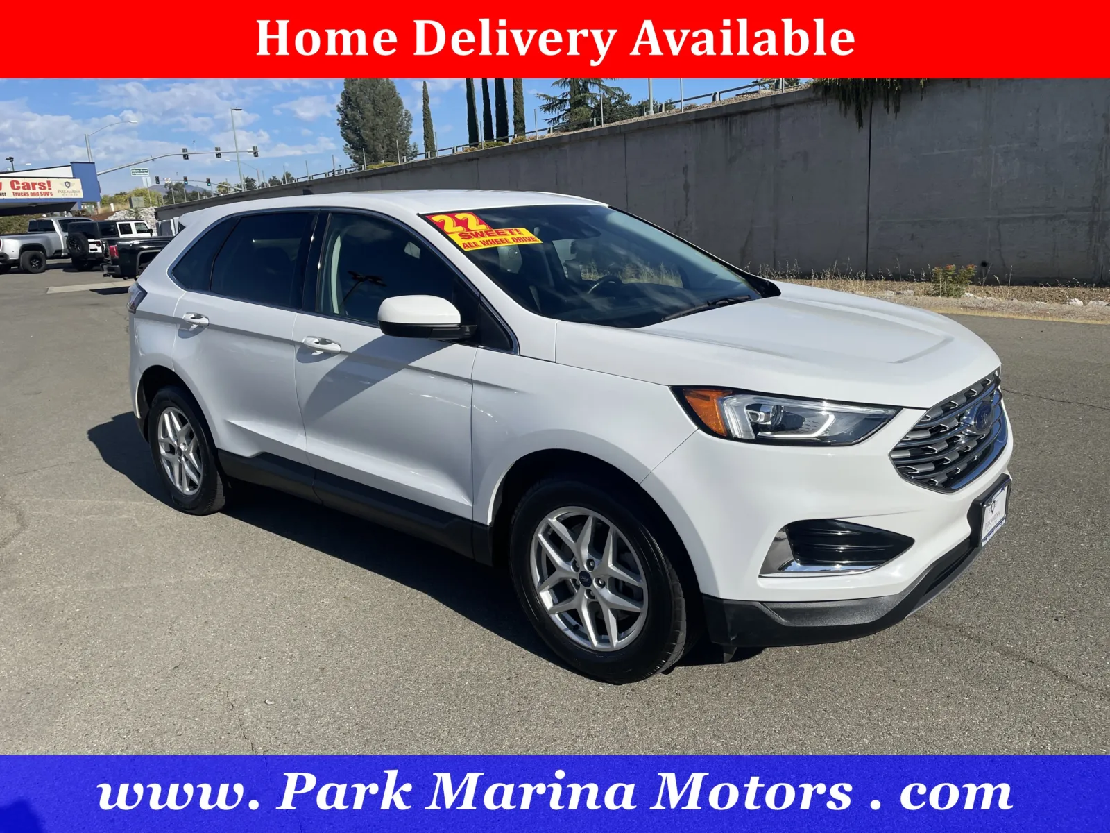 White 2022 Ford Edge for sale in Redding, CA