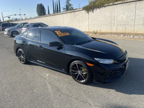 Black 2021 Honda Civic Hatchback Sport Touring for sale in Redding, CA