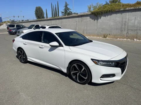 White 2018 Honda Accord Sedan Sport 1.5T for sale in Redding, CA