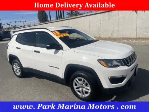 White 2018 Jeep Compass Sport for sale in Redding, CA