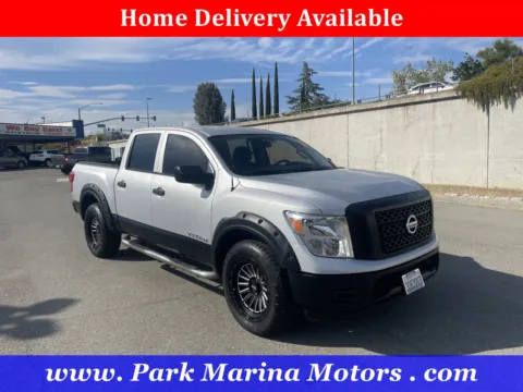 Silver 2018 Nissan Titan S for sale in Redding, CA