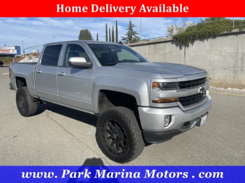 Silver 2017 Chevrolet Silverado 1500 LT for sale in Redding, CA