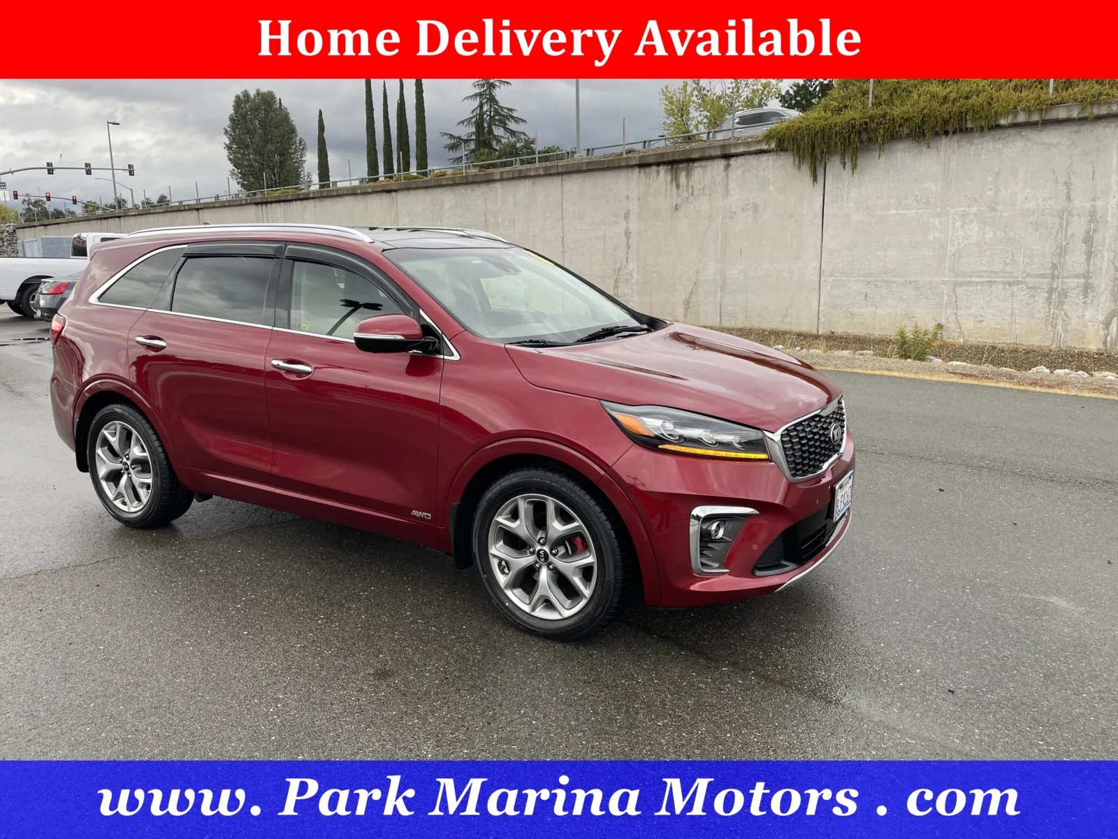 Red 2019 Kia Sorento SX V6 for sale in Redding, CA