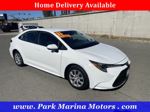 White 2021 Toyota Corolla LE for sale in Redding, CA