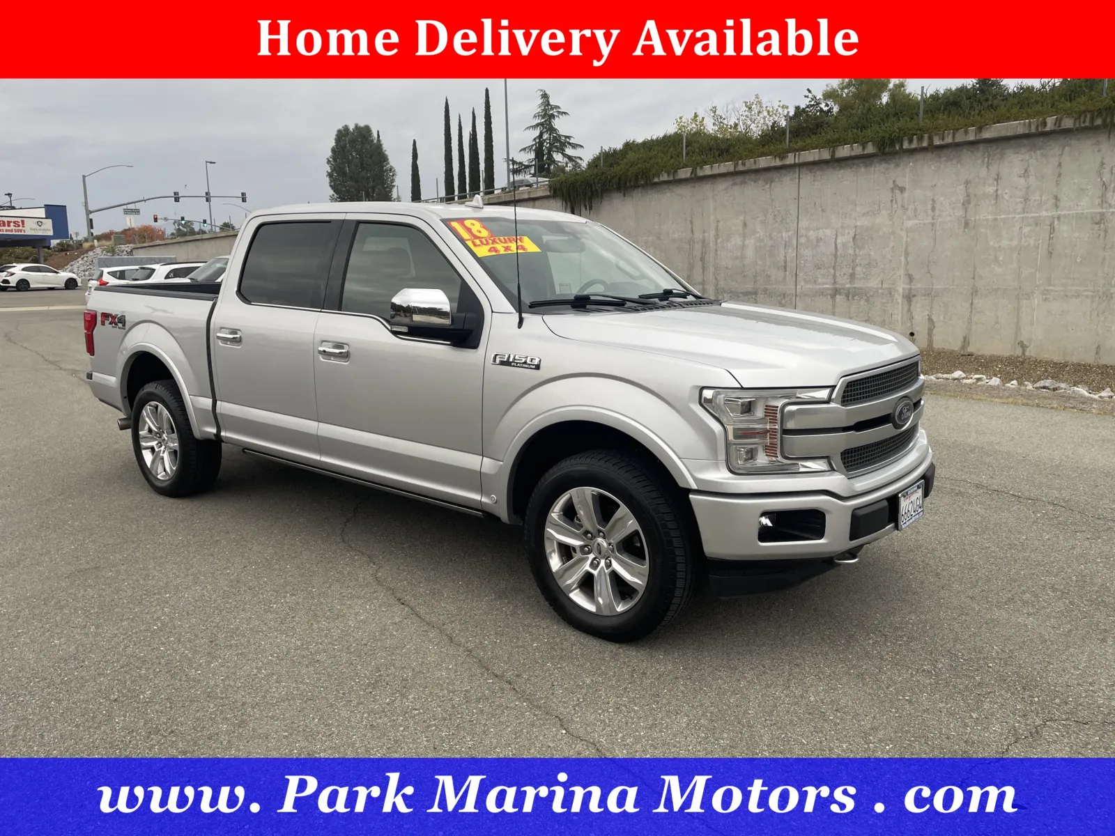 Silver 2018 Ford F-150 Platinum for sale in Redding, CA
