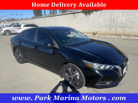 Black 2021 Nissan Sentra SV for sale in Redding, CA