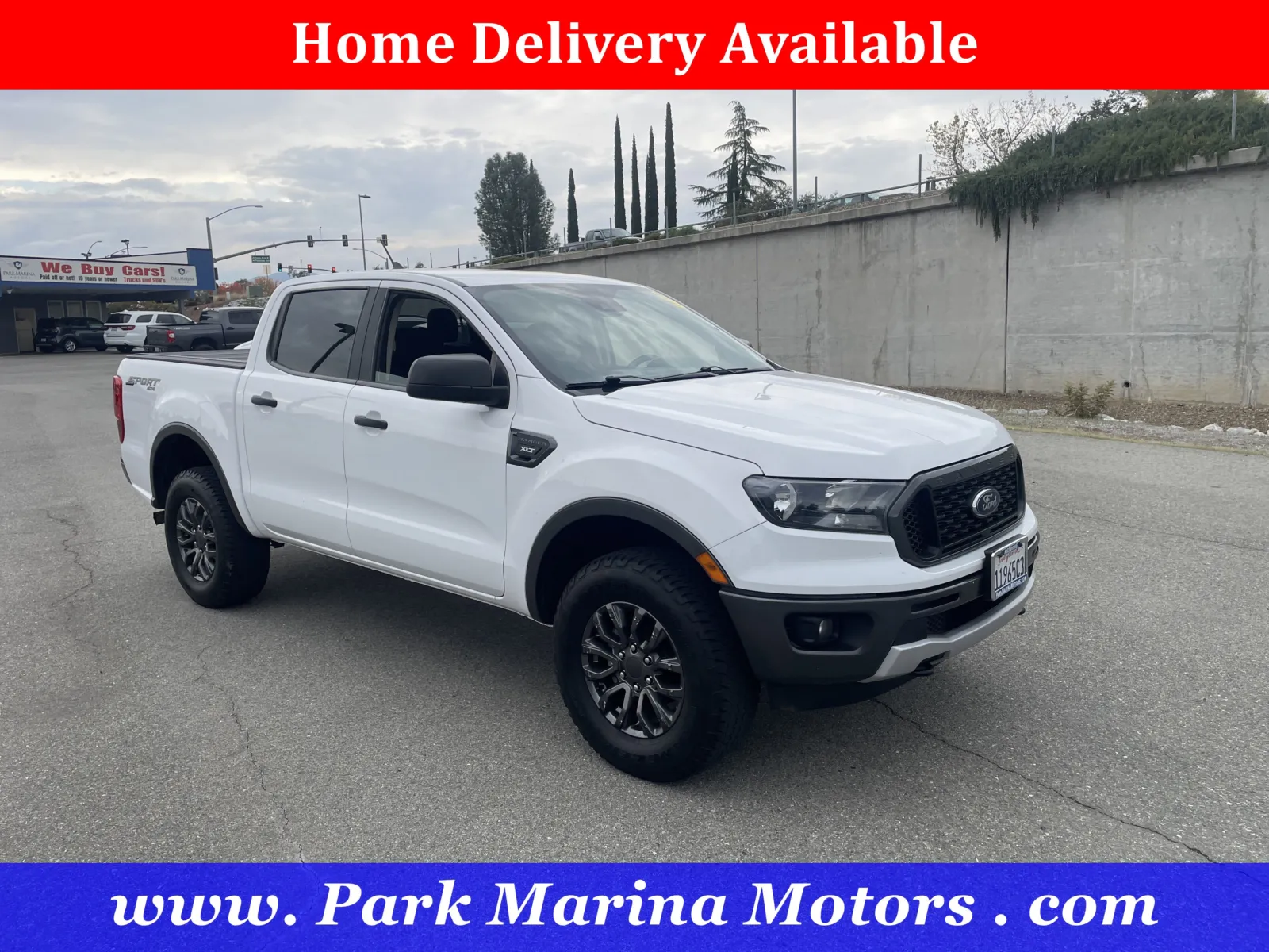 White 2020 Ford Ranger XLT for sale in Redding, CA