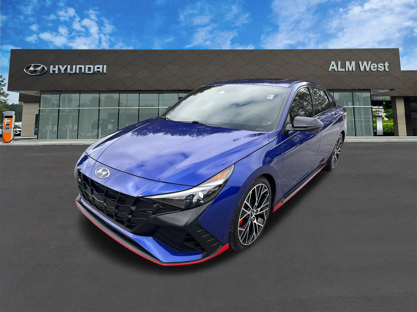 Blue 2023 Hyundai Elantra N for sale in Lithia Springs, GA