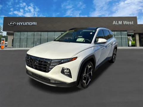White 2022 Hyundai Tucson Limited for sale in Lithia Springs, GA