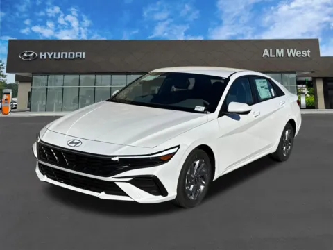White 2026 Hyundai Elantra Hybrid Blue for sale in Lithia Springs, GA