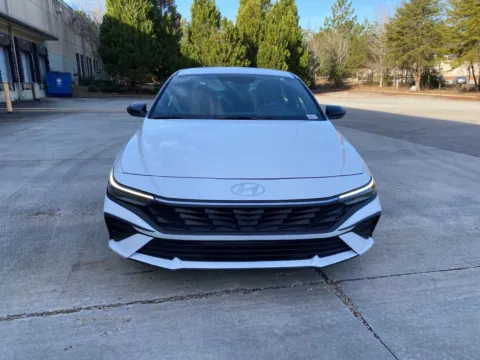 White 2025 Hyundai Elantra SEL Sport for sale in Lithia Springs, GA