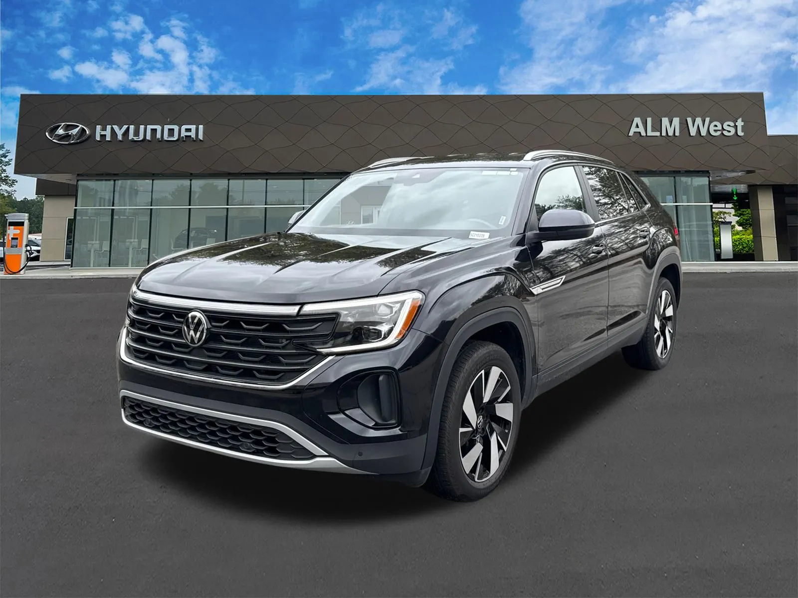 Black 2025 Volkswagen Atlas Cross Sport 2.0T SE w/Technology for sale in Lithia Springs, GA