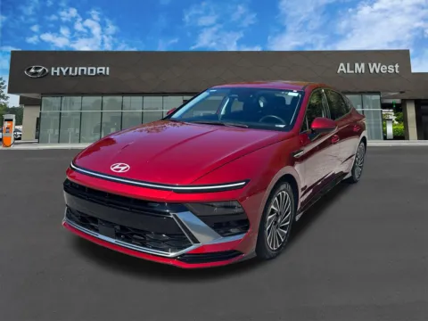 Red 2025 Hyundai Sonata Hybrid SEL for sale in Lithia Springs, GA