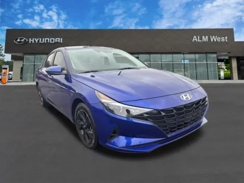 Another view of 2023 Hyundai Elantra Hybrid Blue for sale in Lithia Springs, GA at ALM Hyundai West