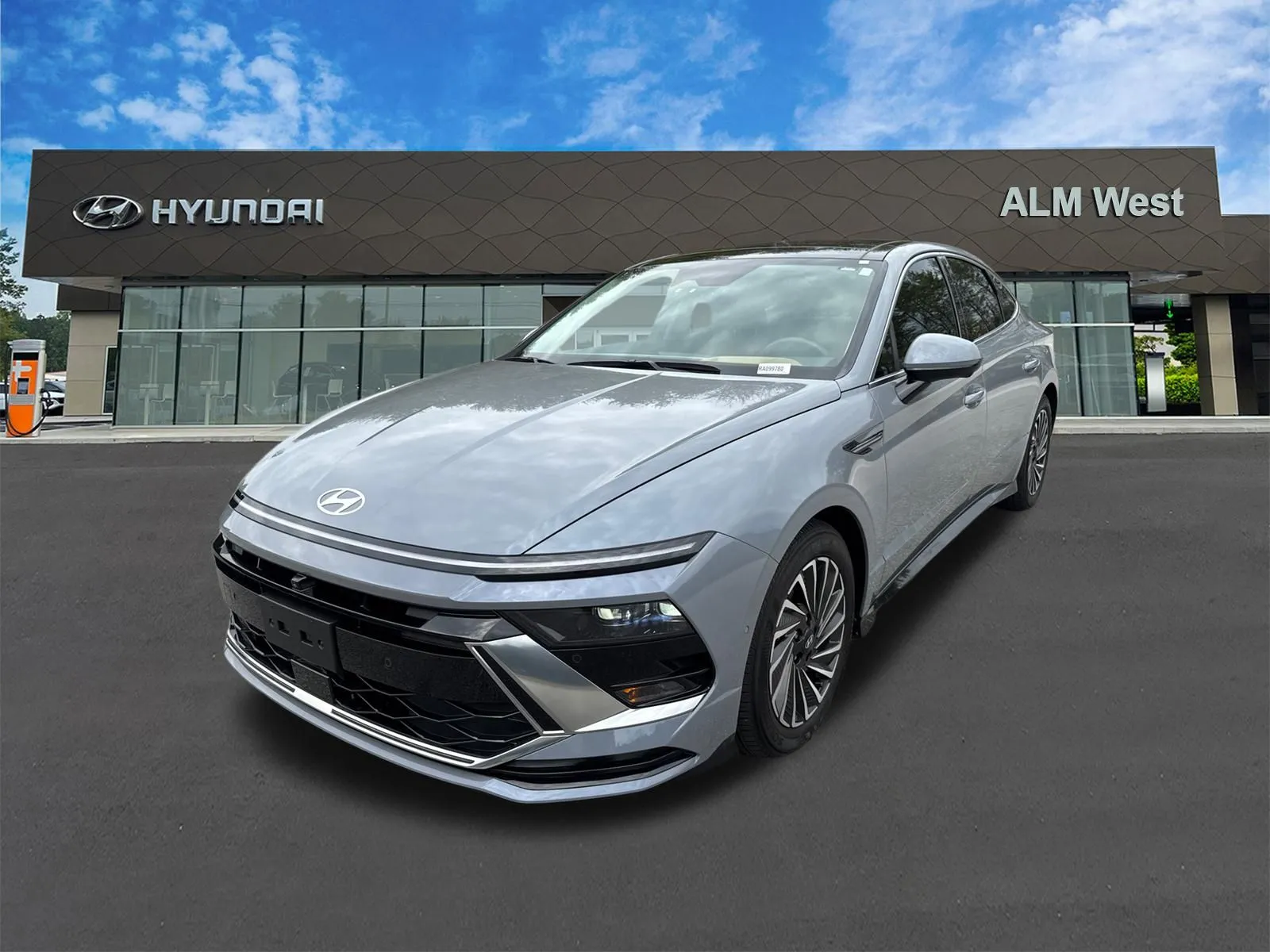 Blue 2024 Hyundai Sonata Hybrid Limited for sale in Lithia Springs, GA