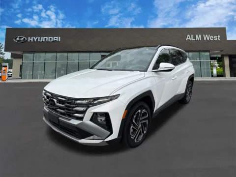 White 2025 Hyundai Tucson Limited for sale in Lithia Springs, GA