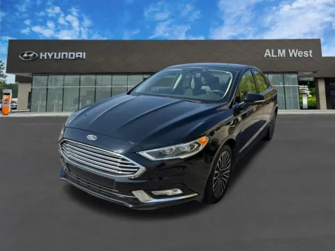 Black 2017 Ford Fusion SE for sale in Lithia Springs, GA