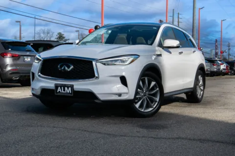 White 2021 INFINITI QX50 LUXE for sale in Lithia Springs, GA