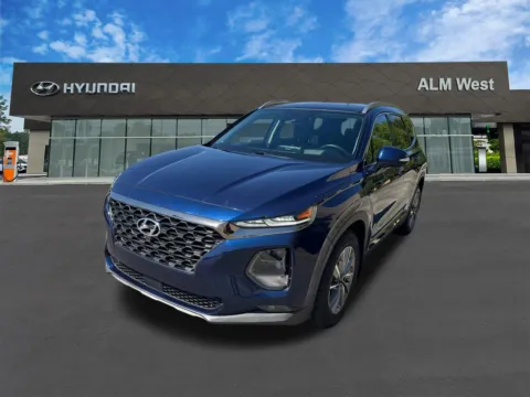 Blue 2020 Hyundai Santa Fe Limited for sale in Lithia Springs, GA