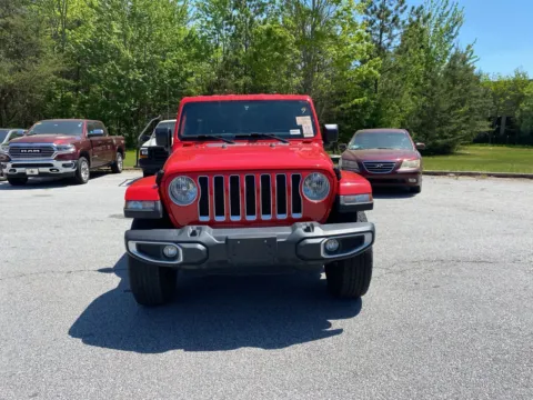 Red 2021 Jeep Wrangler Unlimited Sahara for sale in Lithia Springs, GA