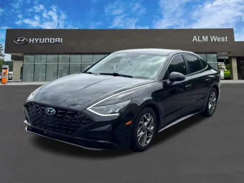 Black 2021 Hyundai Sonata SEL for sale in Lithia Springs, GA