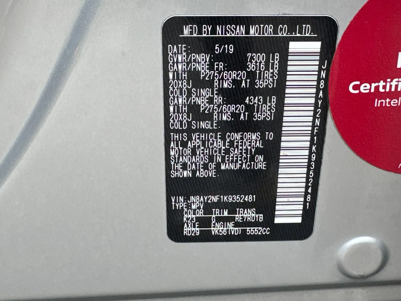 2019 Nissan Armada Platinum - Photo 34