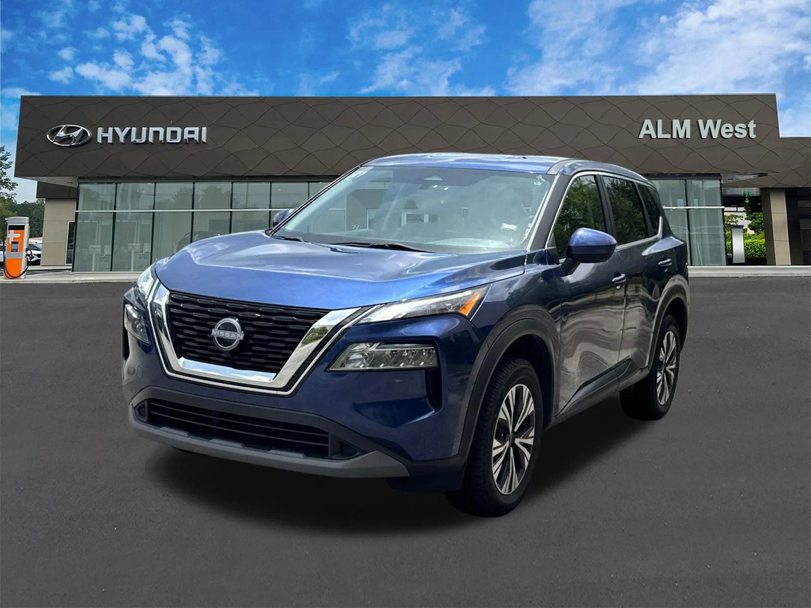 Blue 2023 Nissan Rogue SV for sale in Lithia Springs, GA