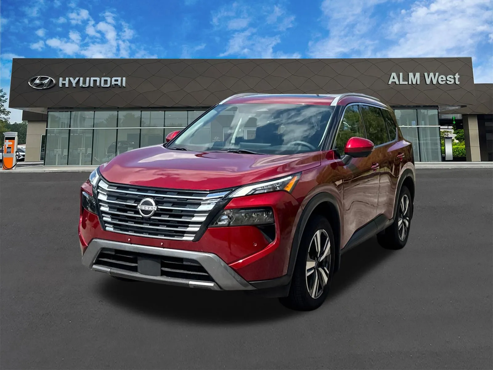 Red 2024 Nissan Rogue SL for sale in Lithia Springs, GA