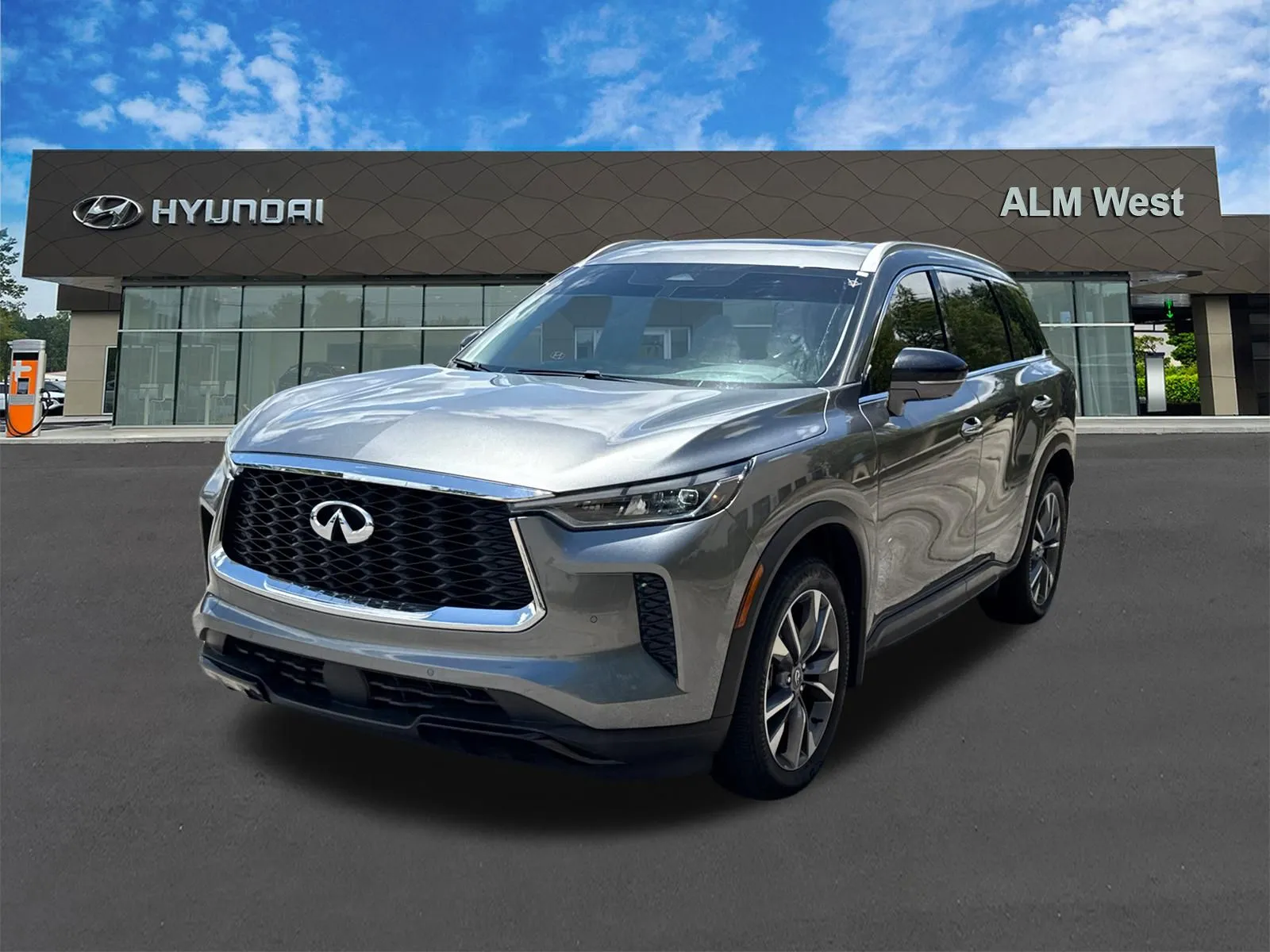 Gray 2024 INFINITI QX60 LUXE for sale in Lithia Springs, GA
