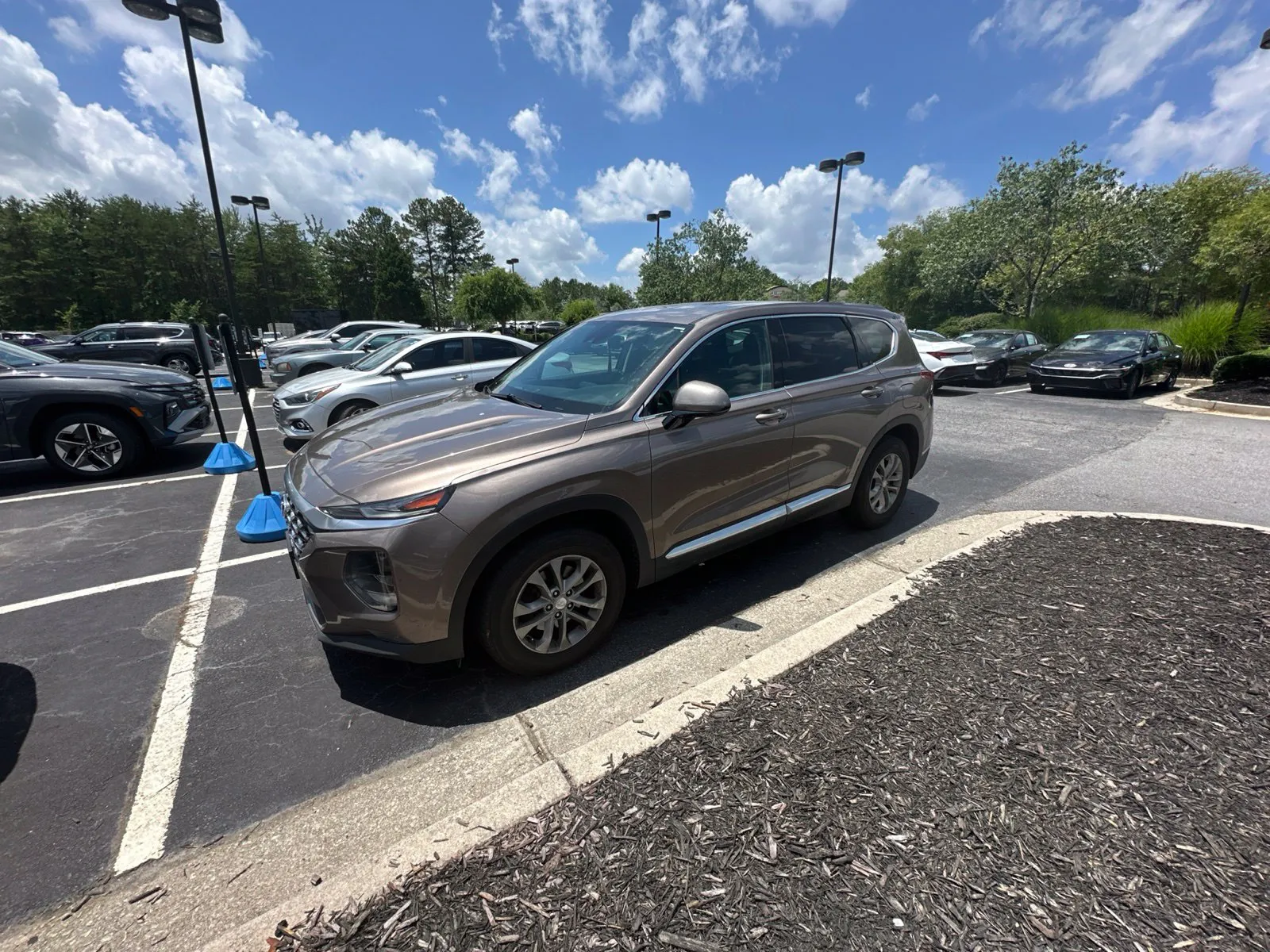 Brown 2020 Hyundai Santa Fe SEL for sale in Lithia Springs, GA