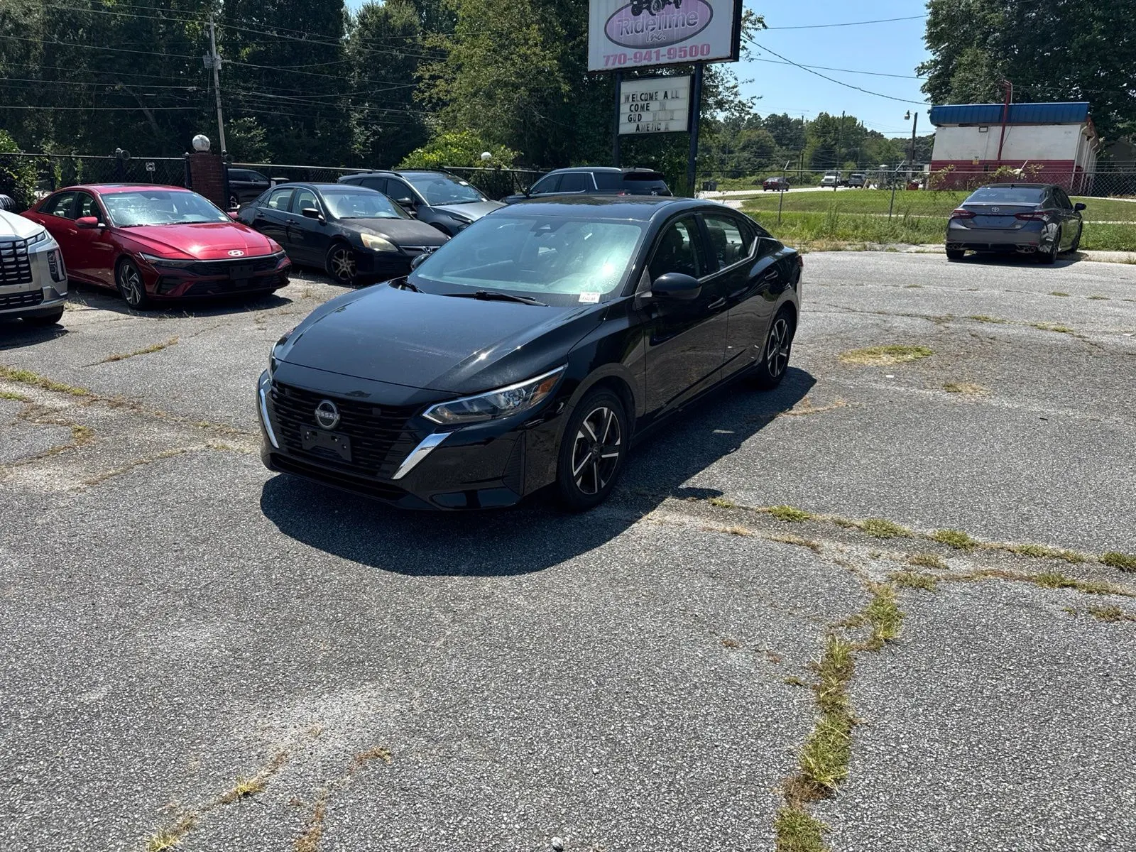 Black 2024 Nissan Sentra SV for sale in Lithia Springs, GA
