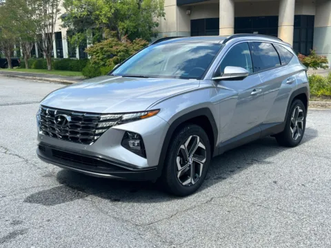 Silver 2024 Hyundai Tucson Hybrid Limited for sale in Lithia Springs, GA