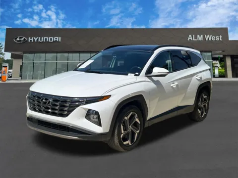 White 2024 Hyundai Tucson Hybrid Limited for sale in Lithia Springs, GA
