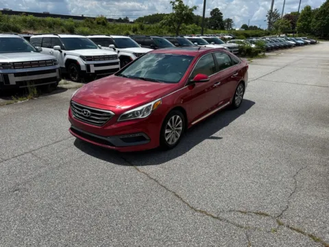 Red 2017 Hyundai Sonata Sport for sale in Lithia Springs, GA