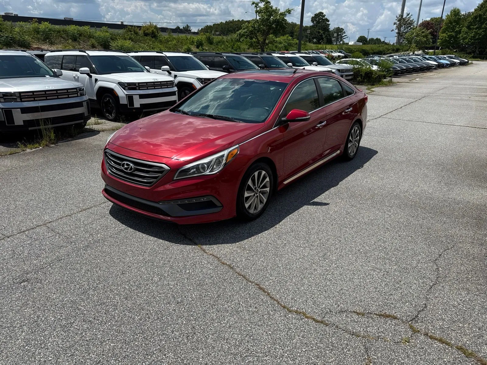 Used 2017 Hyundai Sonata Sport with VIN 5NPE34AF7HH572012 for sale in Lumberton, NC