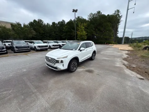 White 2022 Hyundai Santa Fe Hybrid Limited for sale in Lithia Springs, GA