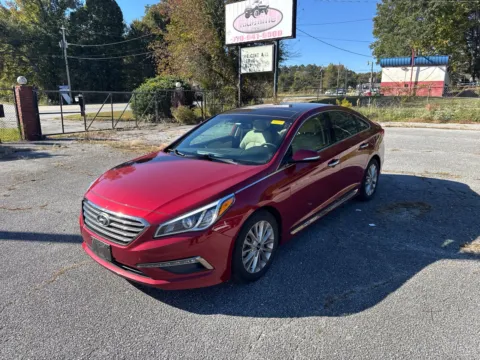 Red 2015 Hyundai Sonata Limited for sale in Lithia Springs, GA