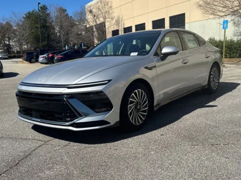 Silver 2025 Hyundai Sonata Hybrid Limited for sale in Lithia Springs, GA