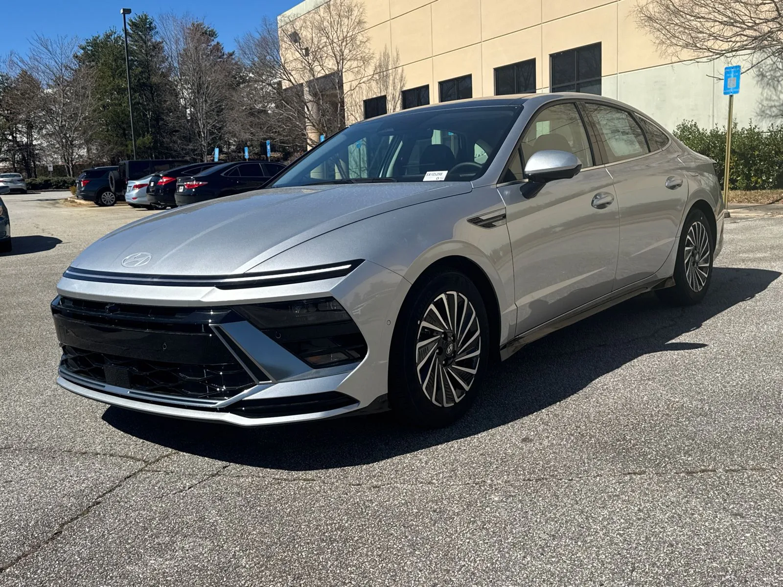Silver 2025 Hyundai Sonata Hybrid Limited for sale in Lithia Springs, GA