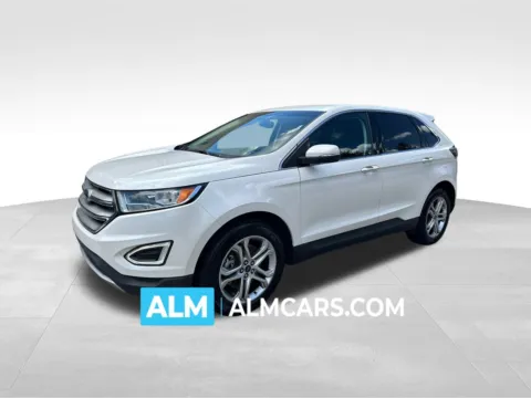 White 2015 Ford Edge Titanium for sale in Lithia Springs, GA
