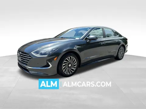 Gray 2022 Hyundai Sonata Hybrid Limited for sale in Lithia Springs, GA