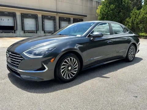 Gray 2022 Hyundai Sonata Hybrid Limited for sale in Lithia Springs, GA