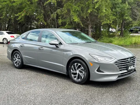 Another view of 2023 Hyundai Sonata Hybrid Blue for sale in Lithia Springs, GA at ALM Hyundai West