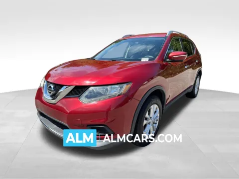 Red 2015 Nissan Rogue SV for sale in Lithia Springs, GA