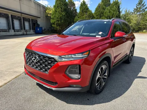 Orange 2020 Hyundai Santa Fe Limited for sale in Lithia Springs, GA
