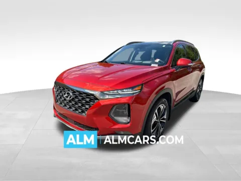 Orange 2020 Hyundai Santa Fe Limited for sale in Lithia Springs, GA
