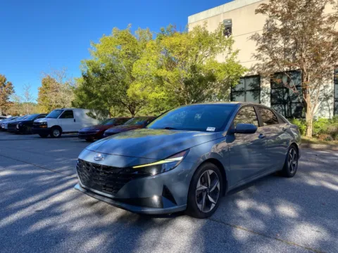 Gray 2022 Hyundai Elantra Hybrid Limited for sale in Lithia Springs, GA